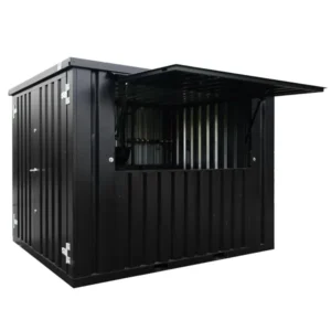 10ft Bar Container – Black RAL 9005 Demountable