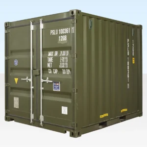 10ft One Trip Shipping Container - Green (Sale)