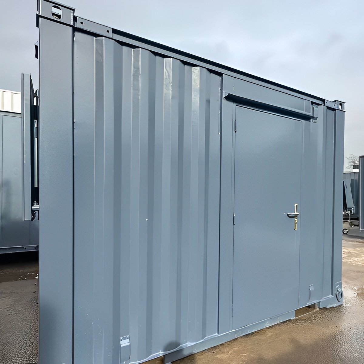 10ft Portable Shipping Container Office – Anti-Vandal Steel Building - Image 4