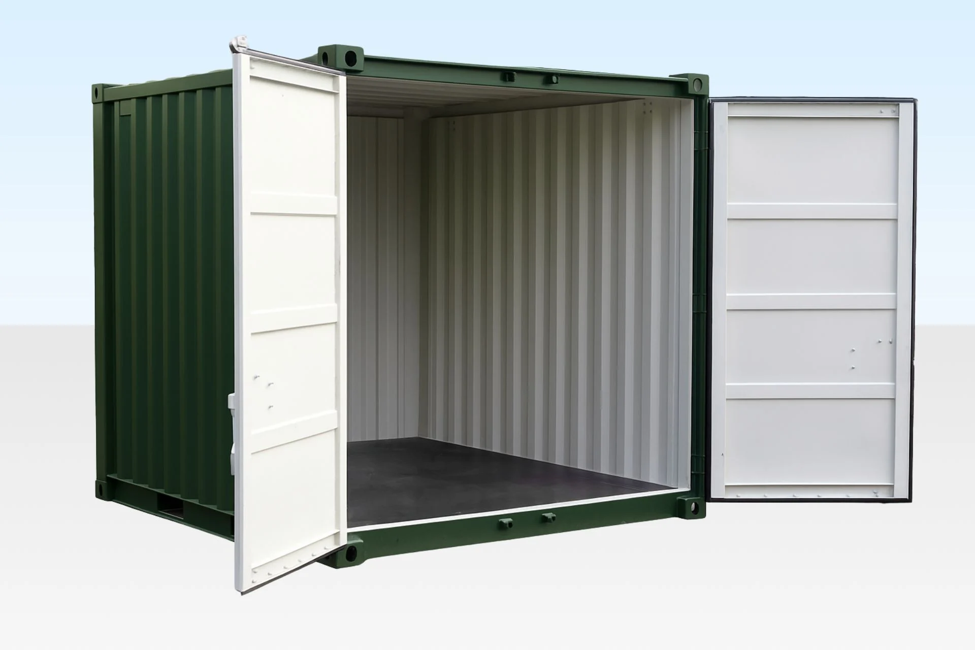 10ft Storage Container – New (Green RAL 6007)