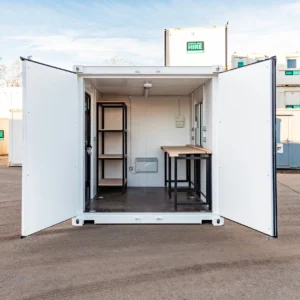 10ft New Workshop Office Shipping Container – Custom Modified