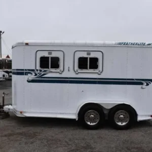 1995 Featherlite 2 Horse Bumper Pull Trailer