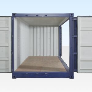 20ft Full Side Access Shipping Container - Blue