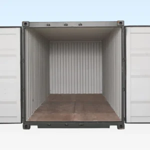 20ft x 8ft One Trip Shipping Container — Dark Green