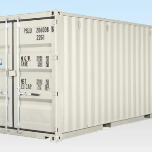 20ft One Trip Shipping Container for Sale – White