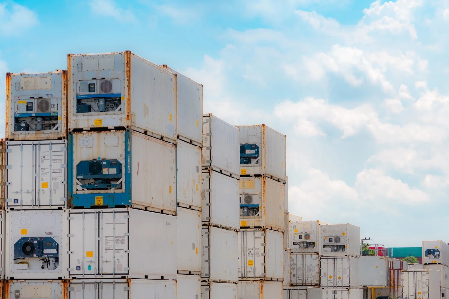 20ft Standard Non-Working Refrigerated Shipping Container - Image 2