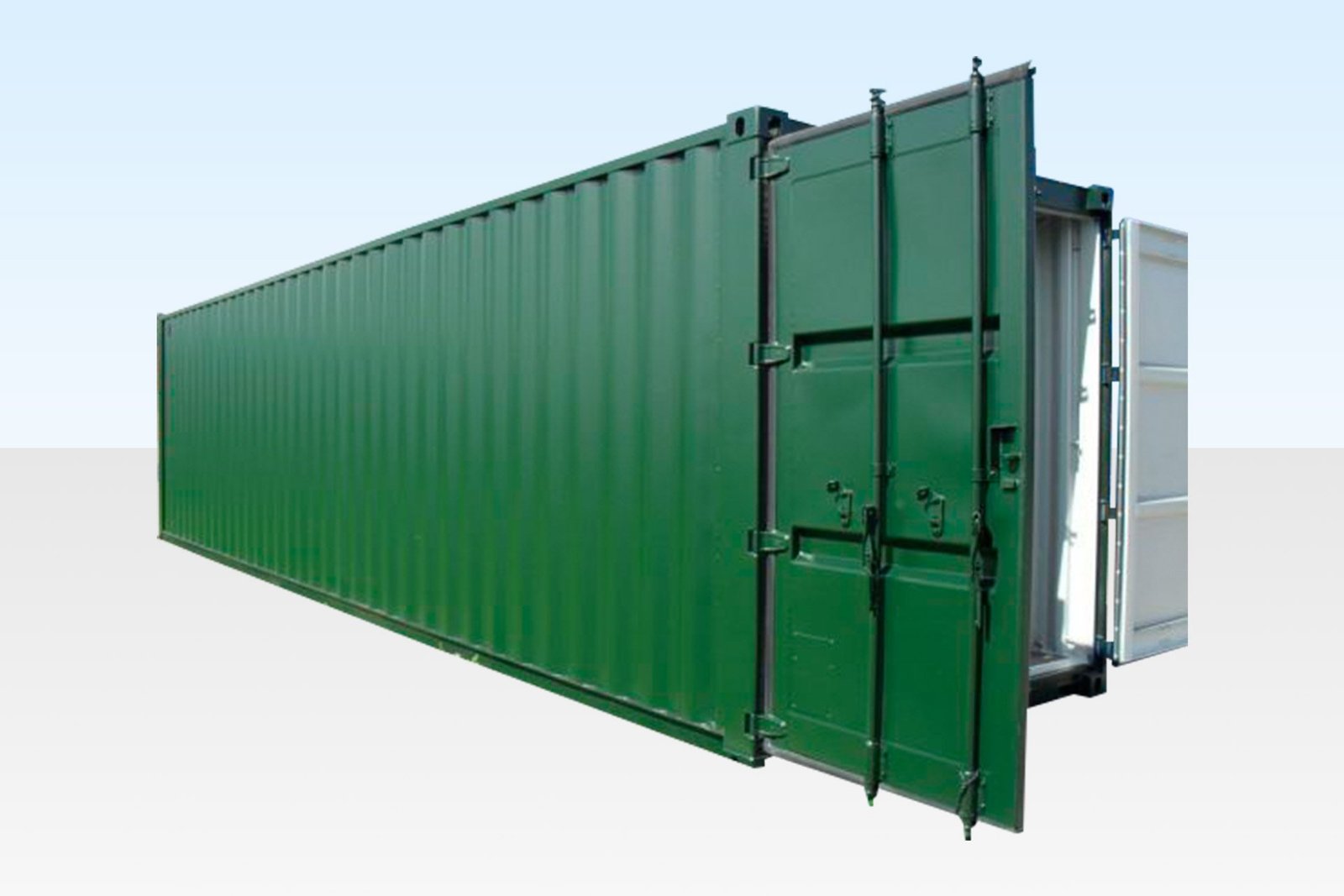 30ft One Trip Shipping Container - Cut Down