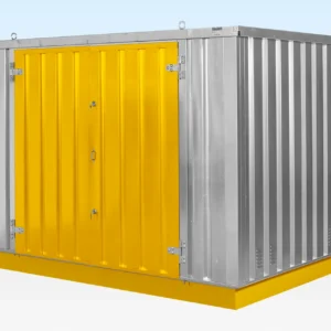 3m x 2.1m Flat Packed Bunded Store