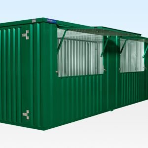 3m XL Flat Pack Kiosk - End-Linked Bundle (RAL6005)