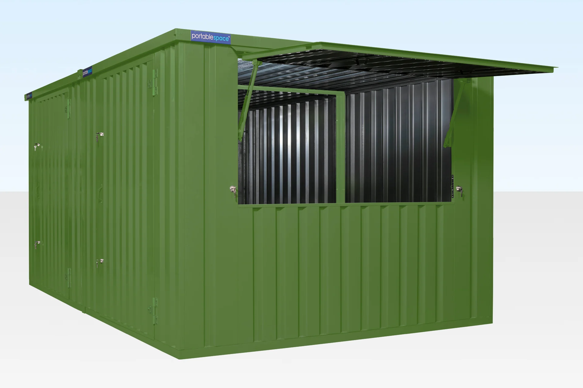 3m XL Flat Pack Kiosk – Side-Linked Store Bundle (Custom Color)