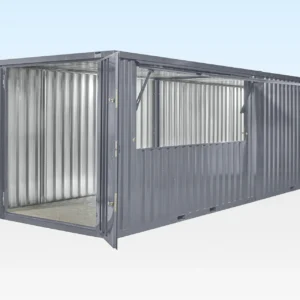3m XL Flat Pack Kiosk — End-Linked Store Bundle (RAL7015)