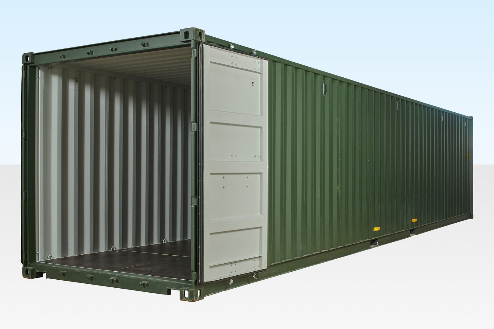 40ft Shipping Container – Green RAL6007