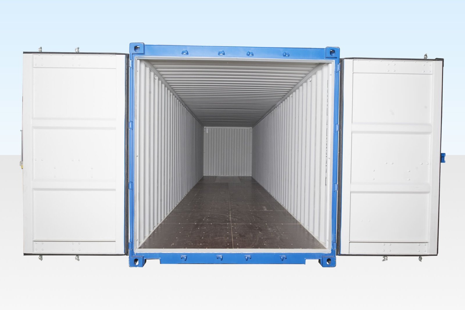 40ft One Trip Shipping Container — Blue - Image 3