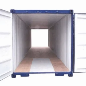 40ft One Trip Tunnel Shipping Container - Double End Door - Blue
