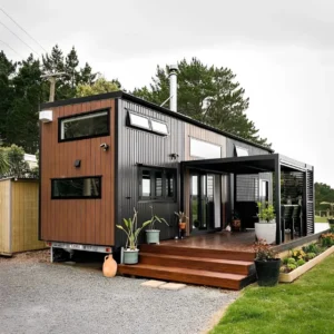 40ft Prefab Container House – Luxury Folding Sandwich Panel Home