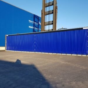 40ft Storage Container with Tarpaulin Wall – Flexible Access
