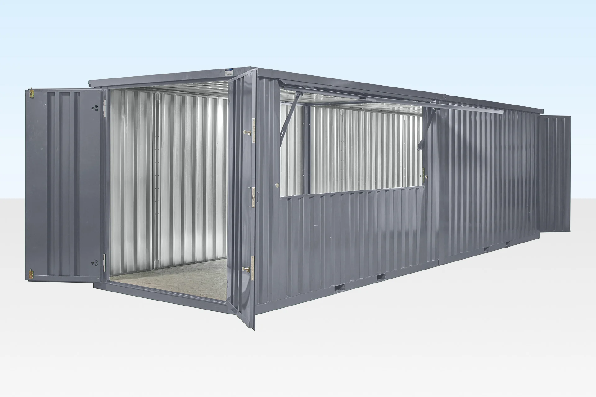 4m XL Flat Pack Kiosk – End-Linked Store Bundle (RAL7015) - Image 4