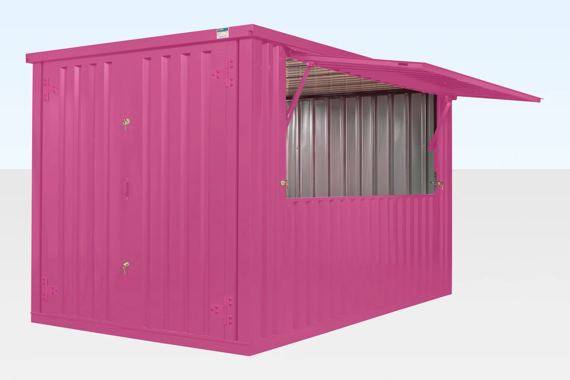 4m XL Flat Pack Kiosk – Custom RAL Color - Image 4