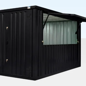 4m XL Flat Pack Kiosk — Custom RAL Colour