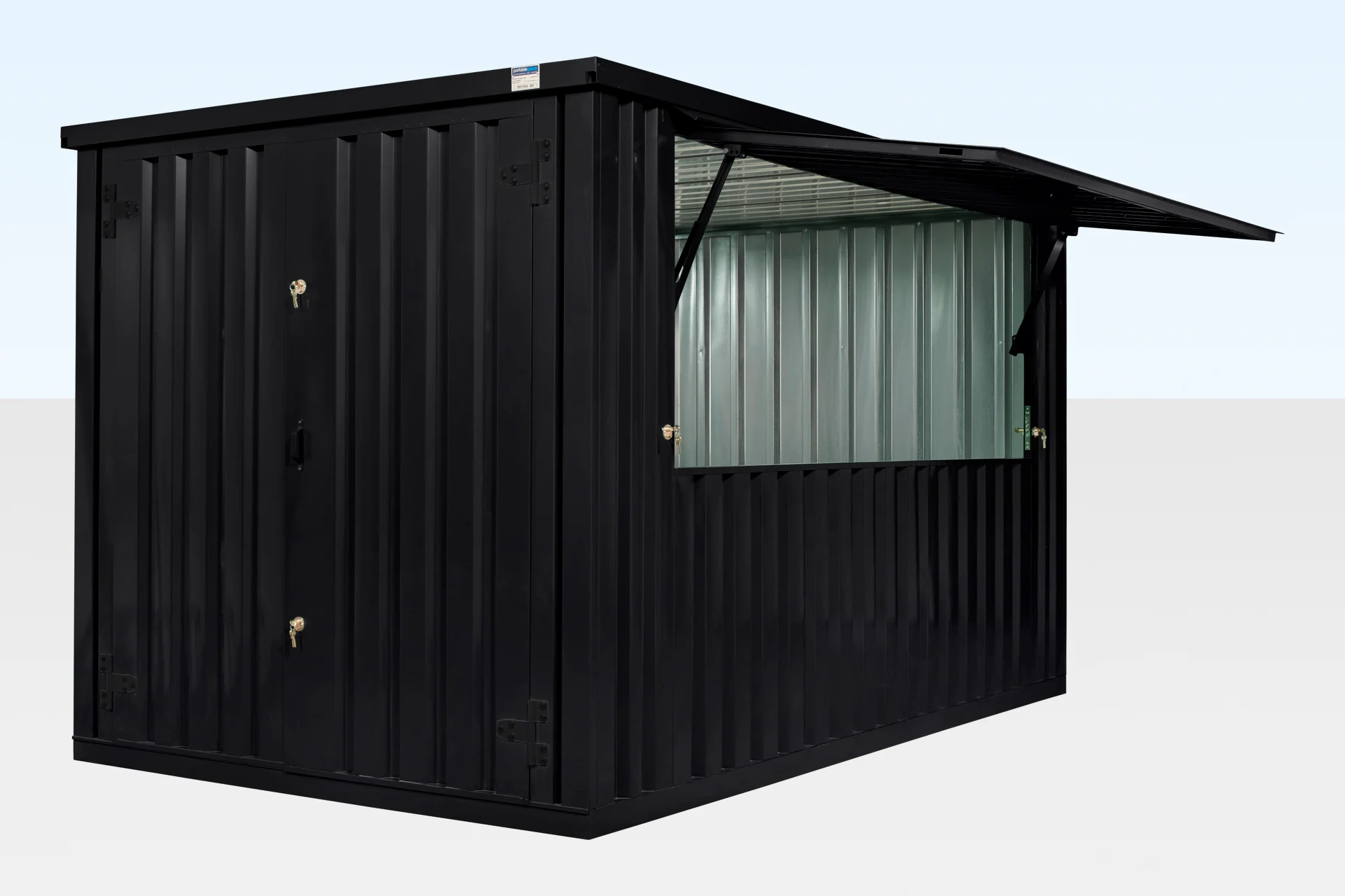 4m XL Flat Pack Kiosk – Custom RAL Color