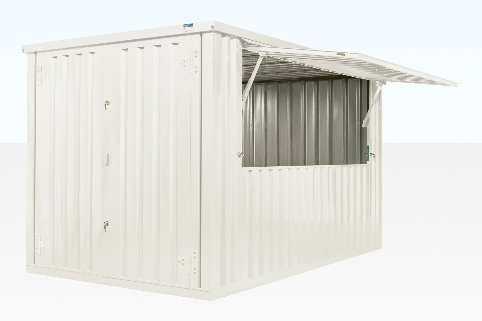 4m XL Flat Pack Kiosk – Custom RAL Color - Image 3