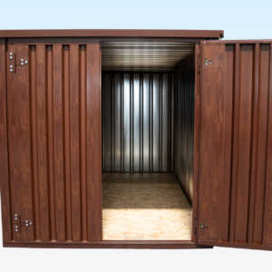 4m XL Flat Pack Kiosk - Wood Effect