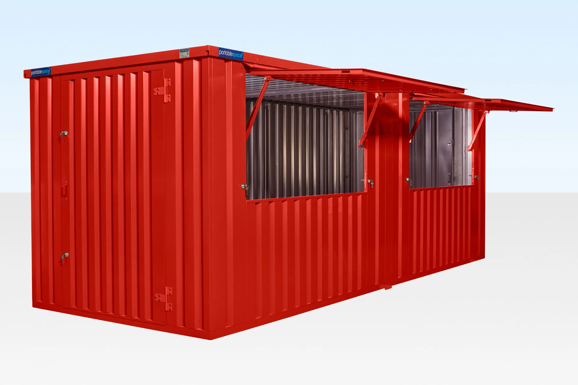 6m x 2m End-Linked Flat Pack Kiosk Bundle - Custom Colour - Image 5