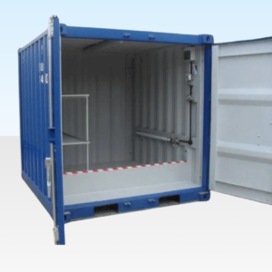8ft Raised Bunded Store - Compact Hazardous Material Storage