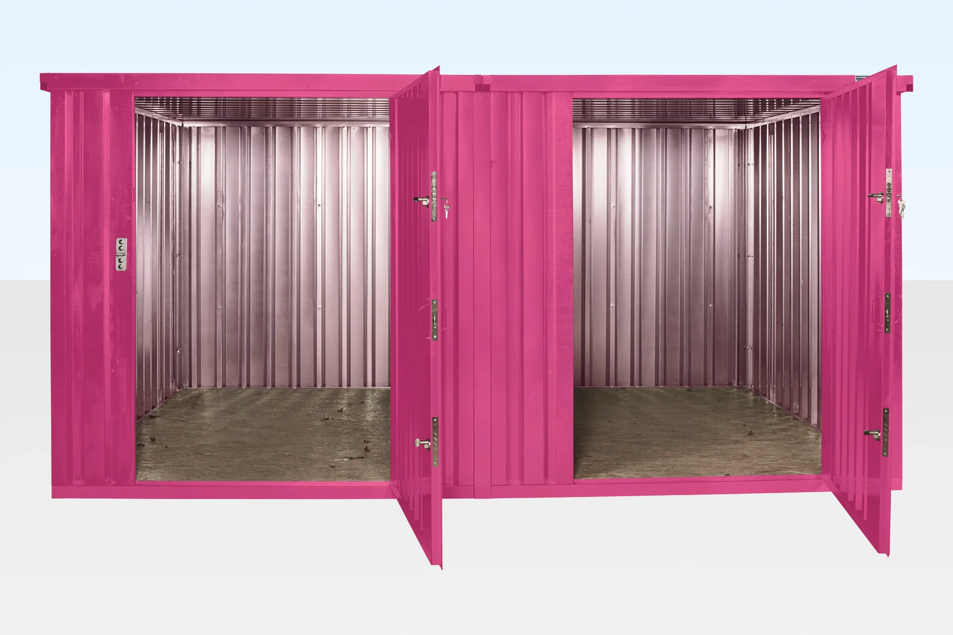 3m x 4.2m Side-Linked Flat Pack Container Bundle – Powder Coated (Custom Color) - Image 2
