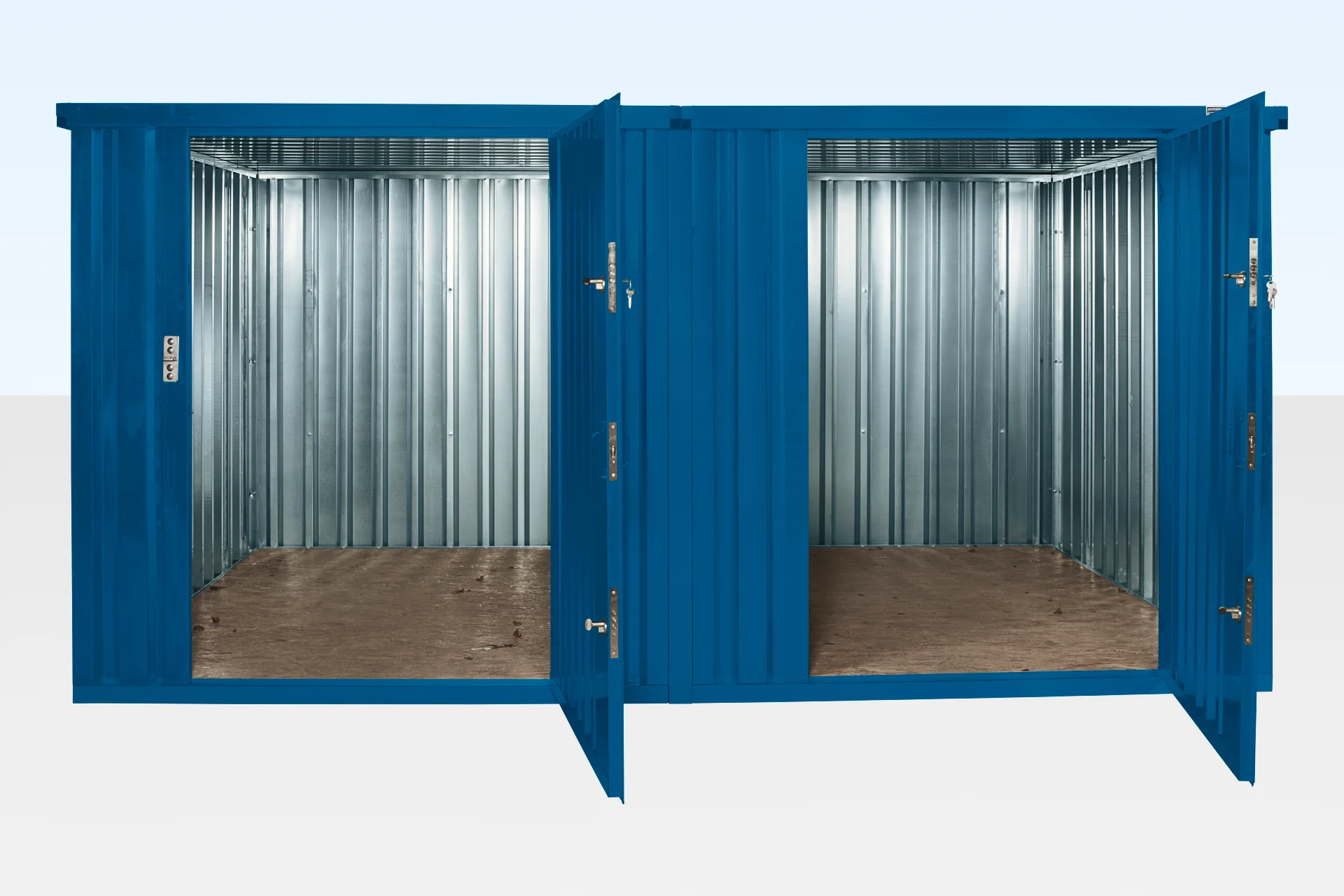 3m x 4.2m Side-Linked Flat Pack Container Bundle – Powder Coated (Custom Color) - Image 4