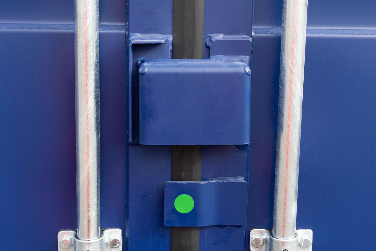 6ft Storage Container – New Blue RAL 5013 - Image 3