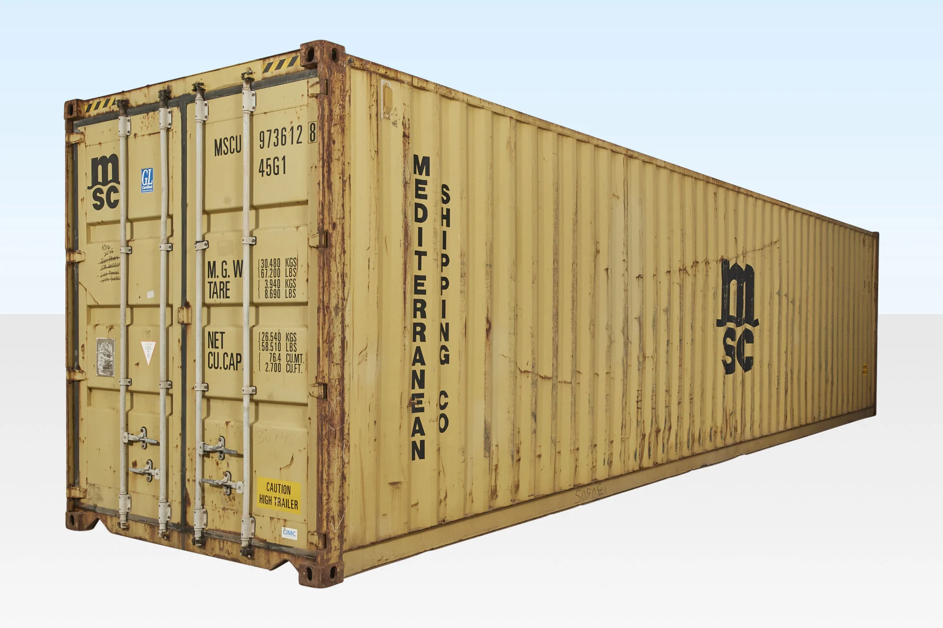40ft x 8ft Used High Cube Shipping Container - Image 2