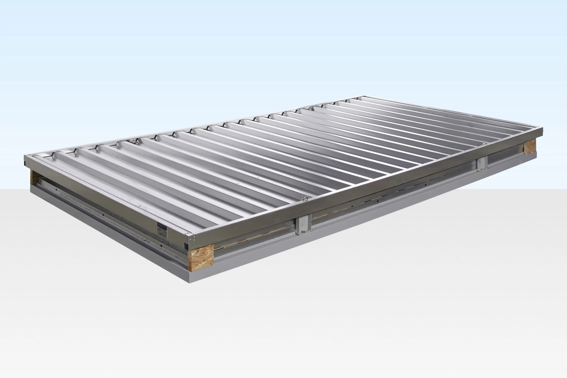 4m x 2.1m Flat Packed Store – Galvanized - Image 3