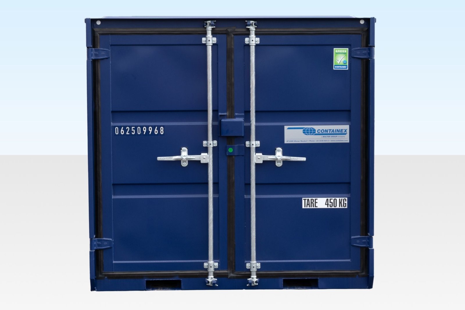 6ft Storage Container – New Blue RAL 5013 - Image 4