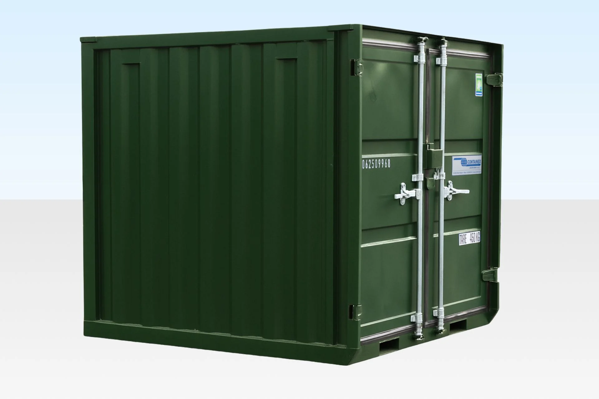 6ft Storage Container – New Green RAL 6007