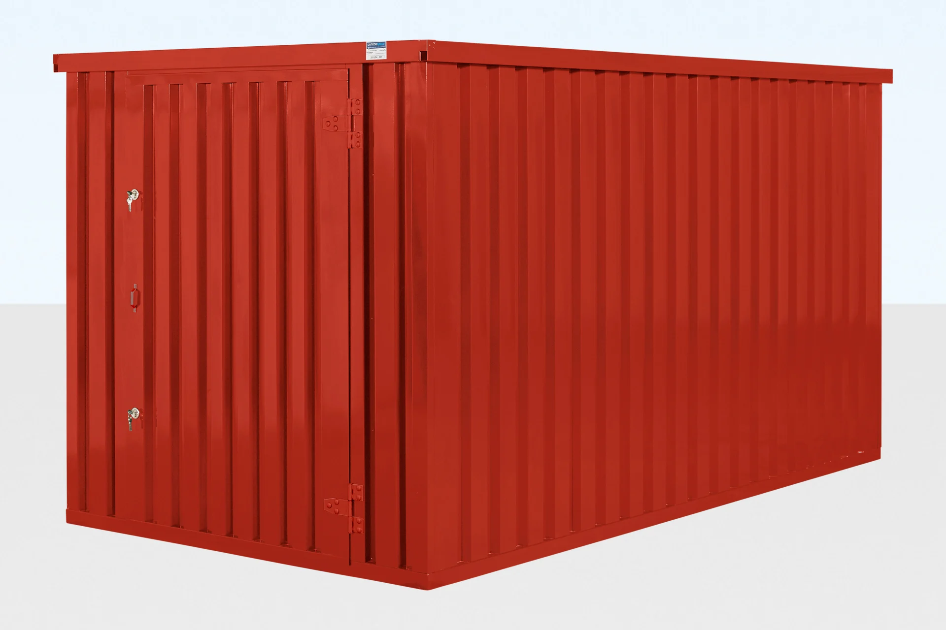 4m x 2.1m Flat Packed Store – Custom Color