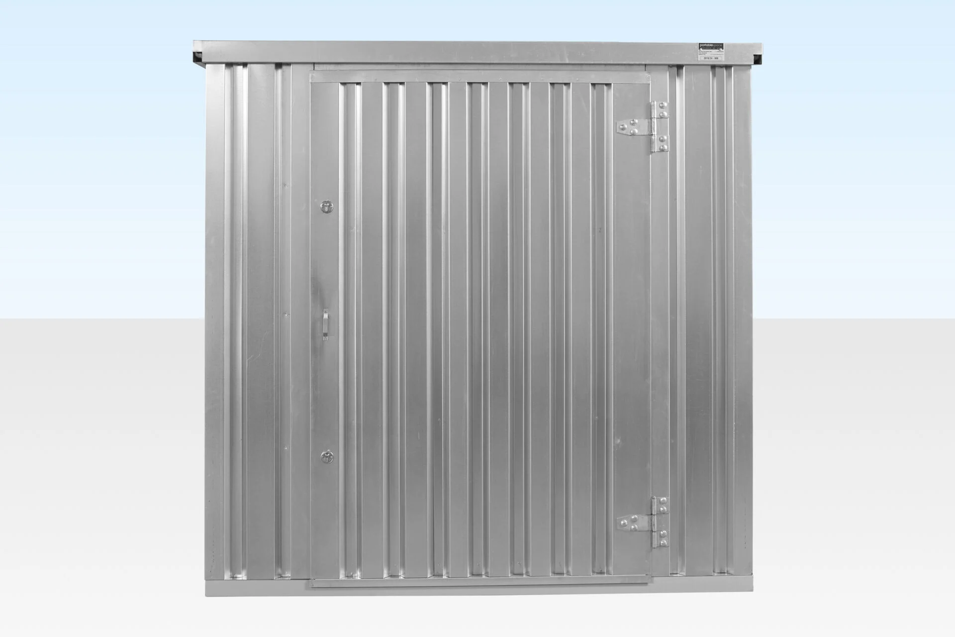 4m x 2.1m Flat Packed Store – Galvanized - Image 2
