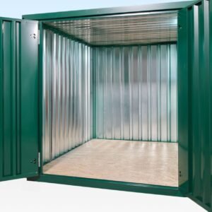3m XL Flat Pack Store — RAL 6005 Green
