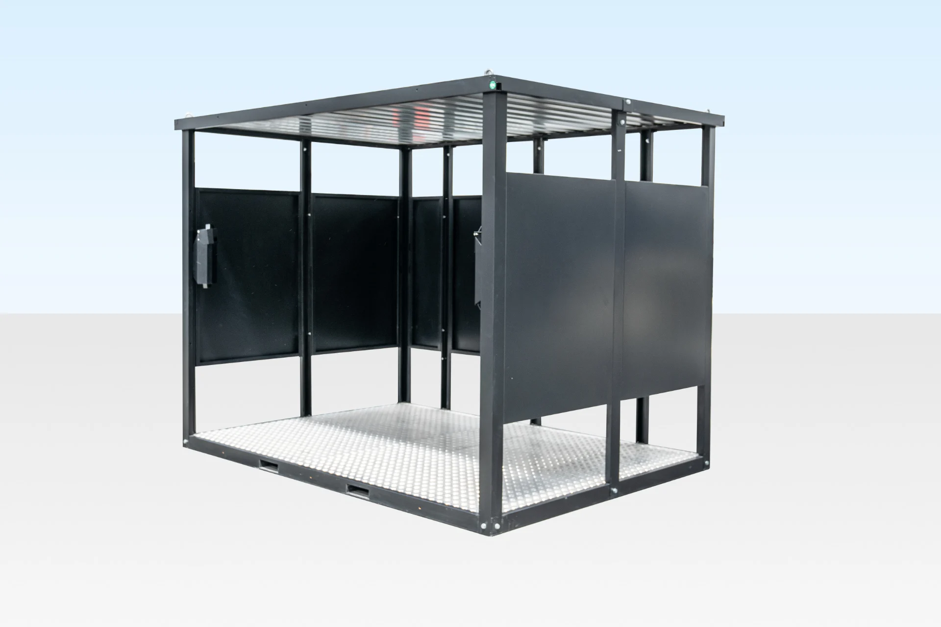 Flat Pack Smoking Shelter - Clad Shipping Containers