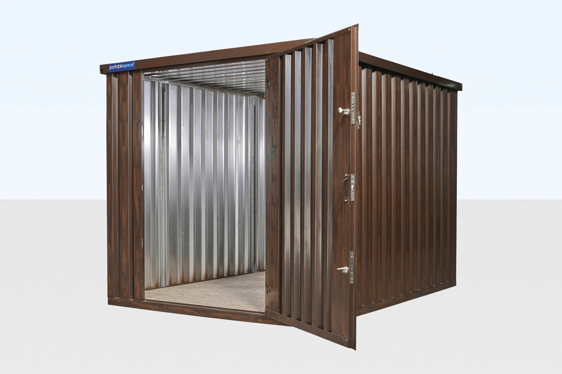 Wood Effect Flat Packed Storage Container – 2m x 2.1m