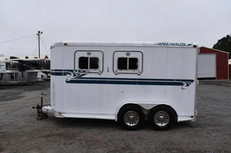 1995 Featherlite 2 Horse Bumper Pull Trailer - Image 5