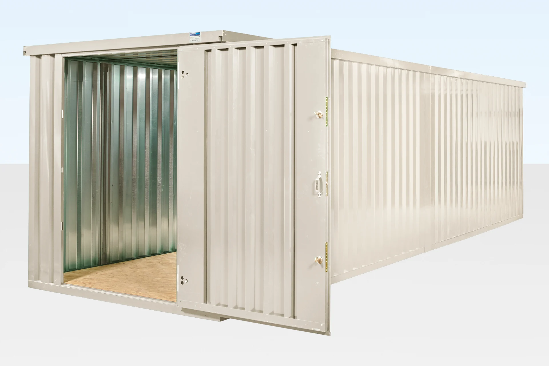 8m x 2.1m End-Linked Flat Packed Container Bundle - Custom Colour - Image 2