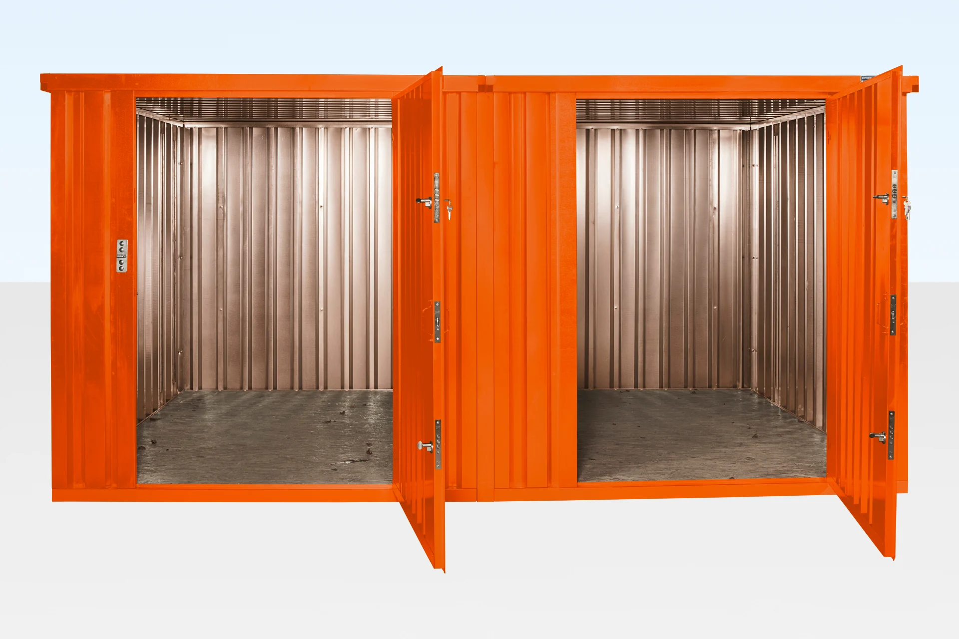 3m x 4.2m Side-Linked Flat Pack Container Bundle – Powder Coated (Custom Color)