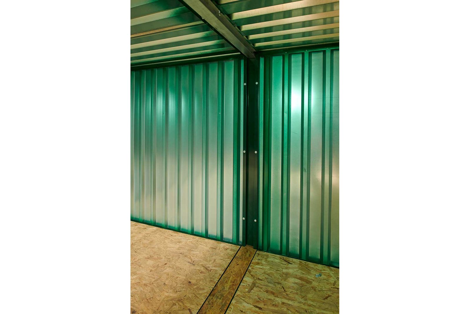 2 x 4m Flat Pack Storage Containers - Linked Side-by-Side (Powder Coated) - Image 3