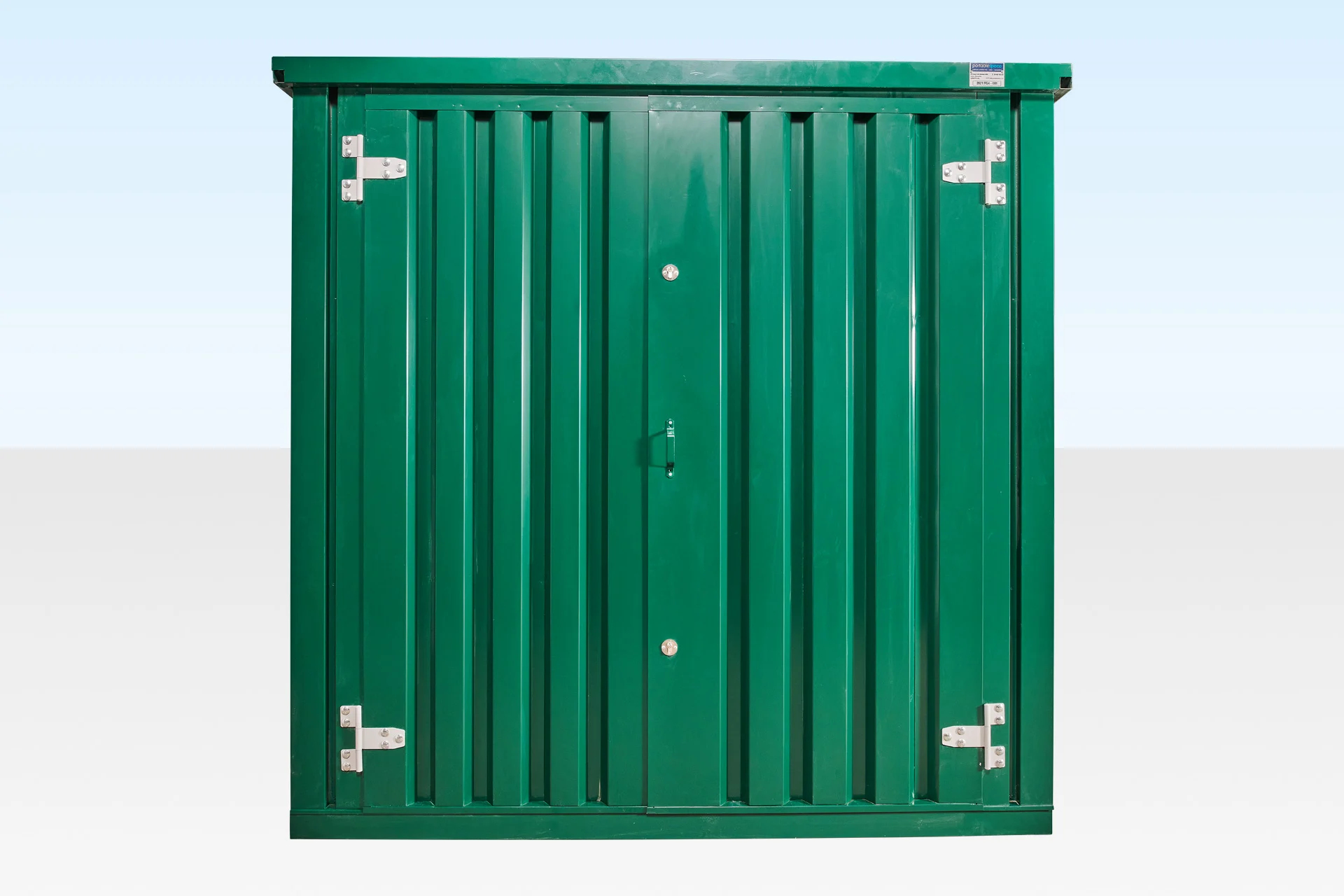 4m XL Flat Pack Store – RAL6005 Green - Image 3