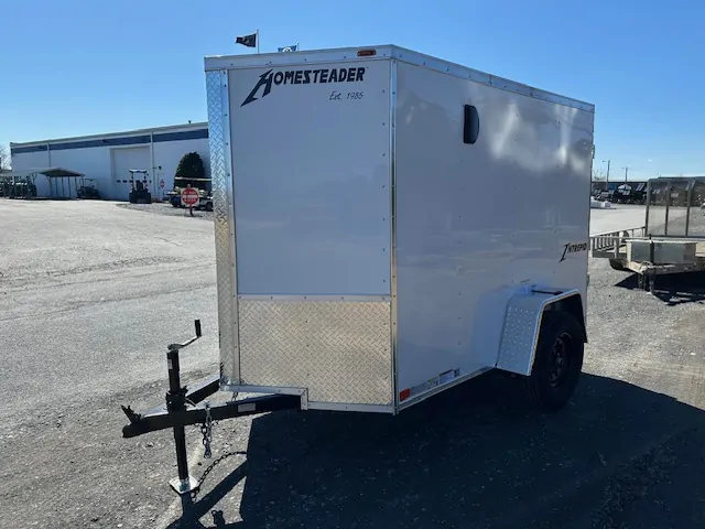 Homesteader 5x8 Enclosed V Nose Cargo