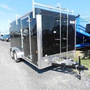 Car Mate 7x14 Enclosed Contractor Trailer