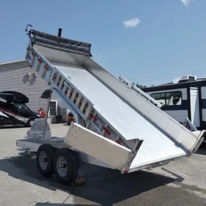 2026 Mission Trailers 7x16 14K Aluminum Hydraulic Dump