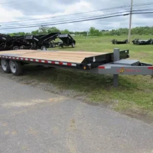 BWise 8x24 Deckover Power Tilt 8K Torsion Axles