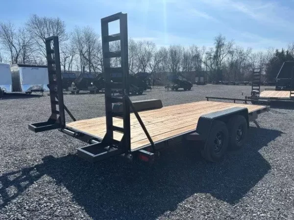 BWise 7x18 Low Profile LE Equipment Trailer Ladder Ramps - Image 4